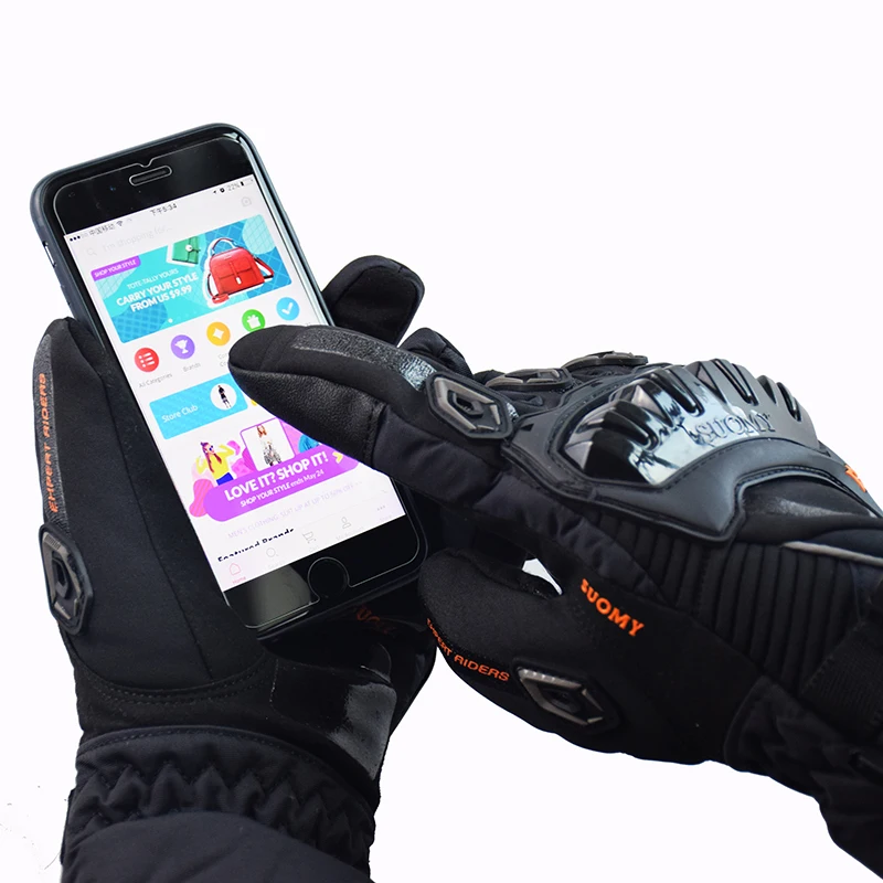 

SUOMY Winter Warm Motorcycle Gloves 100% Waterproof Windproof Motocross Moto Guantes Moto Luvas Touch Screen Motosiklet Eldiveni