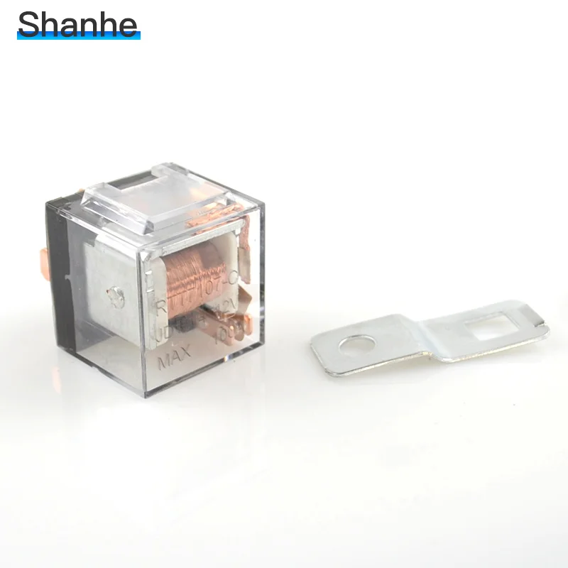 Светодиодное автомобильное реле 100 А 5 контактов нормально открытое|relay case|transparent