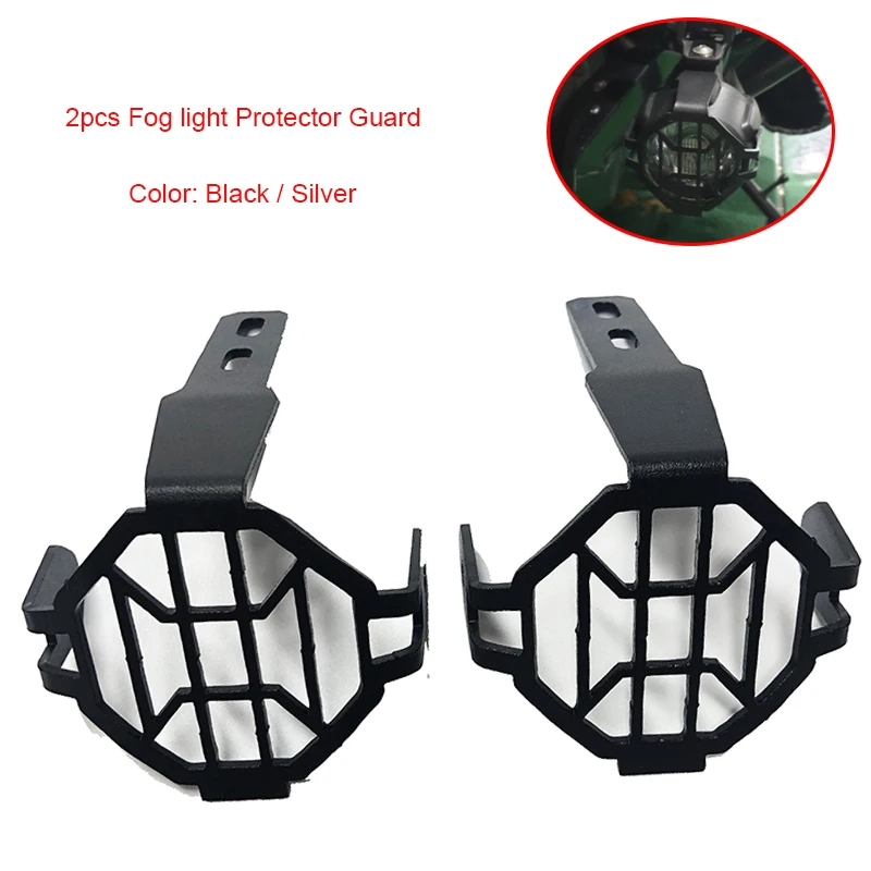 2 шт. Защитные чехлы для противотуманных фар черного/серебряного цвета OEM