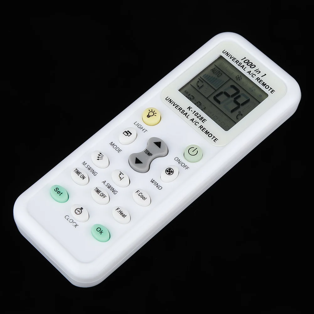 

Home Appliance Universal One-click Settings LCD Display Air Conditioner Remote Control Controller K-1028E