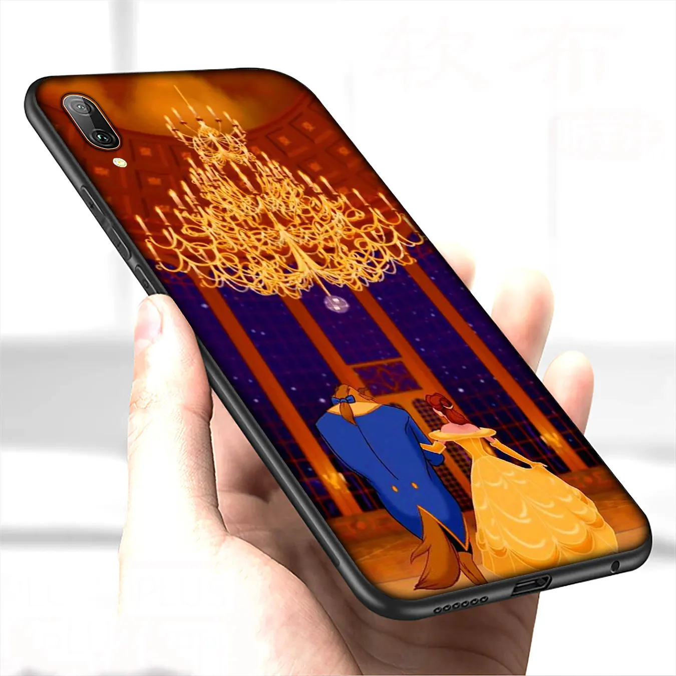 Мягкий силиконовый чехол IYICAO Beauty and the beast для Huawei Y9 Y7 Y6 Prime 2019 Honor 20 10 9 9X 8C 8X 8 Lite 7C 7X 7A