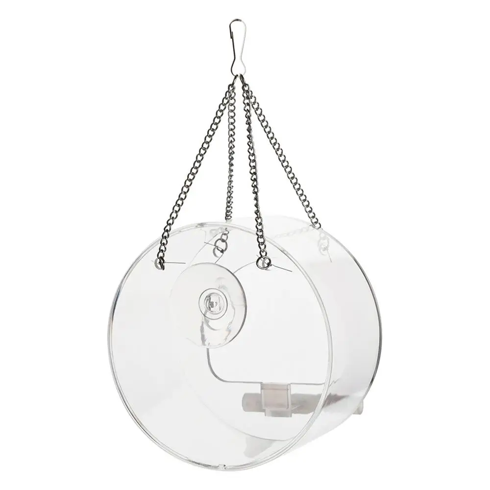 

Bird Feeder Hanging for Outdoor Garden Yard Decoration Hexagon Shaped With Roof pajaros #20J17