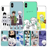 hxh anime hunter x hunter 3 cute phone case for apple iphone 13 12 11 pro max se 2020 x xs xr 7 8 6 6s plus soft cover coque