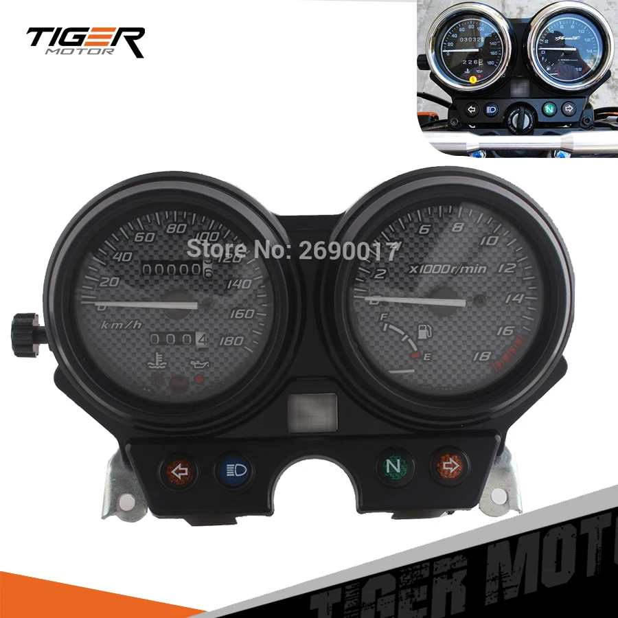 

Gauges Speedometer Tachometer Cluster Fits for Honda CB250 Hornet 250 2000-2005 2001 2002 2003 2004