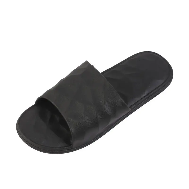 

2021 Men's Bathroom Slippers Casual Flip Flops Simple Summer Slippers Hotel Gym Non-slip Slides Indoor Home Sandals Man Shoes