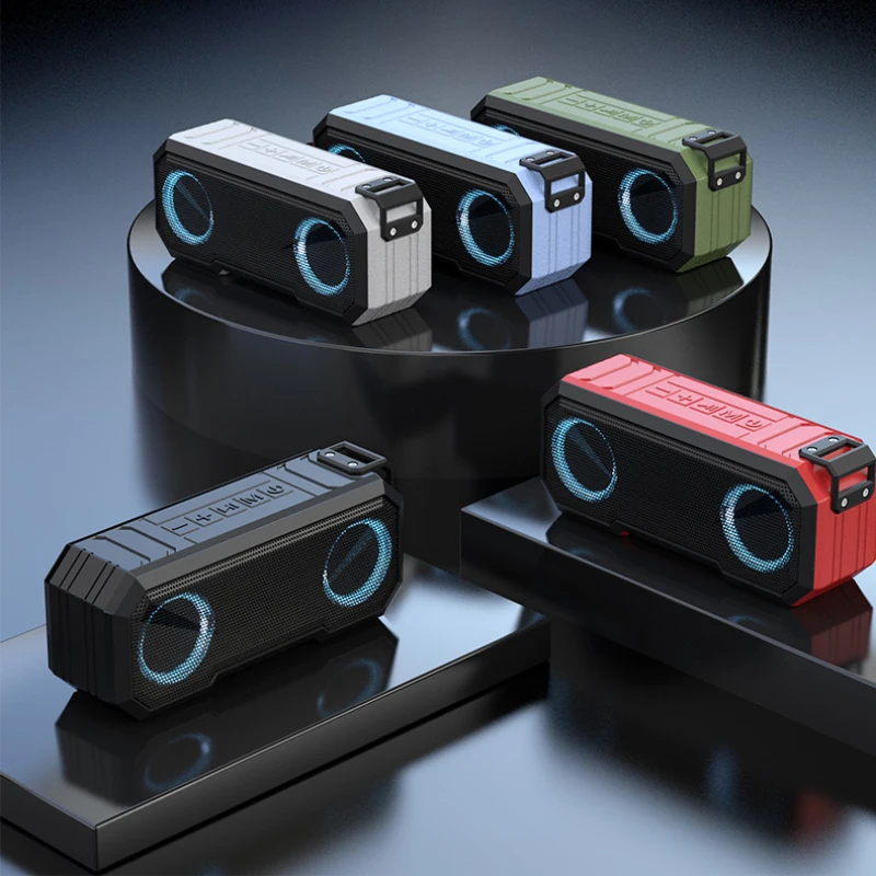 

Bluetooth-compatible Speaker Bass Portable Column Wireless Stereo Subwoofer Music Playe Center With 3000mAh Battery Soundbox