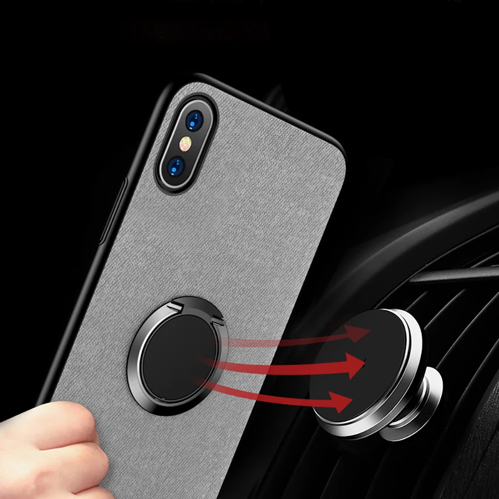 Магнитное автомобильное кольцо держатель для телефона подставка iPhone X 8 7