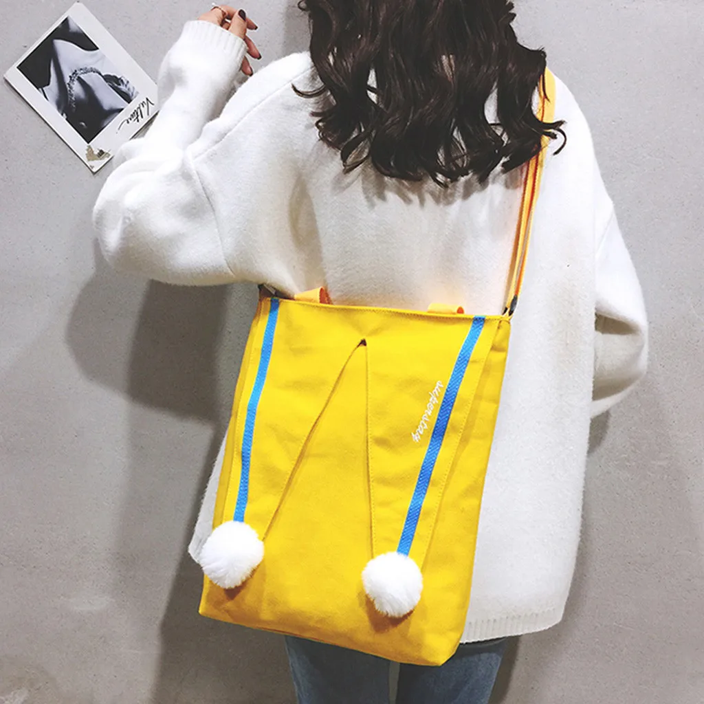 Hairball милые сумки на плечо Женская мода холст монета плюшевая сумка через