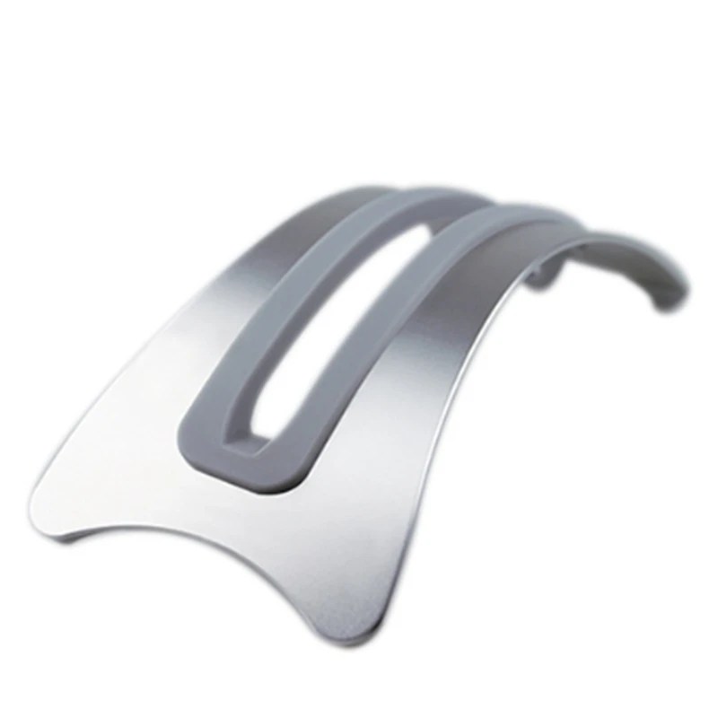 

Aluminum Space-Saving Laptop Vertical Stand Desktop Erected Holder for Pro Air 2Pcs Silica Gel Pad