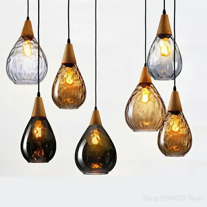 

Modern Glass Led Pendant Lights Living Room Bedroom Hanging Lamp Decor Pendant Lamp Kitchen Fixtures Lighting Luminaire Suspendu