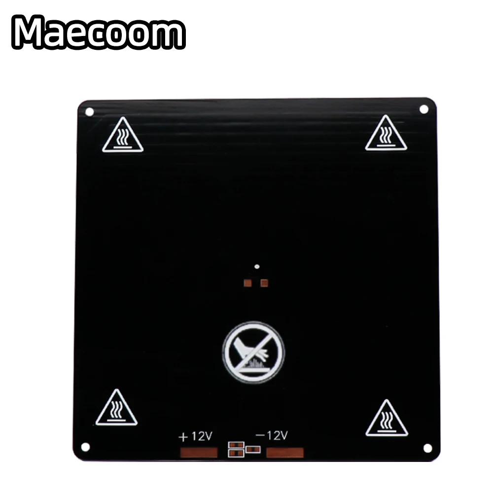 

Aluminium heatbed MK3 150*150*3mm 12V 80W black MK3 hotbed latest Aluminum 3d heated bed for Hot-bed Support Prusa i3