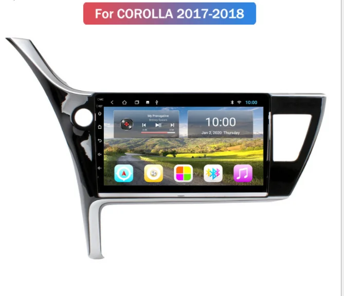 Автомобильный мультимедийный плеер Chogath 10 дюймов android рамка и экран для Toyota corolla
