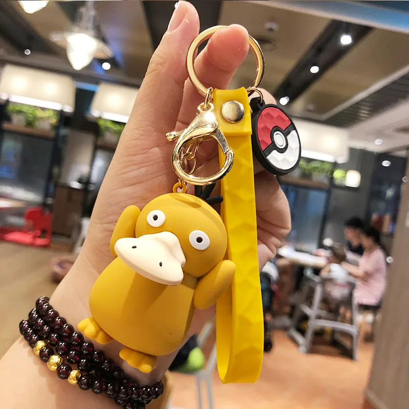 

Pokemon Figures Toy Pocket Monster Pikachu Doll Keychain Bag Pendant Elf Gengar Peyduck Squirtle Jigglypuff Togepi Marill Pichu