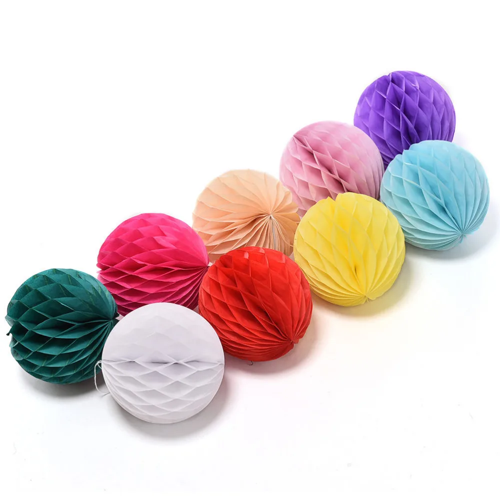 15 см бумажный цветочный шар тканевая бумага Цветы шары помпоны Сотовый Фонарь