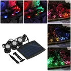 Подводный водонепроницаемый прожектор на солнечной батарее, IP68, RGB, 3 шт.
