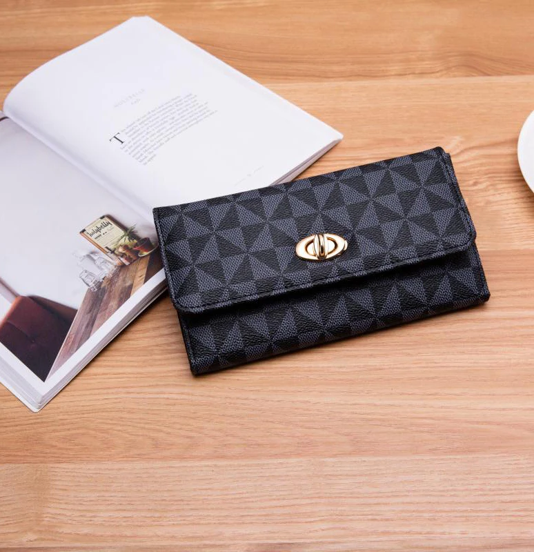 Кошелек Новая женская сумочка большая емкость складной бумажник карты немного