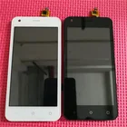 Черныйбелый для Fly Nimbus 8 FS454, ЖК-дисплей + фотография с рамкой, Протестировано, запасные части