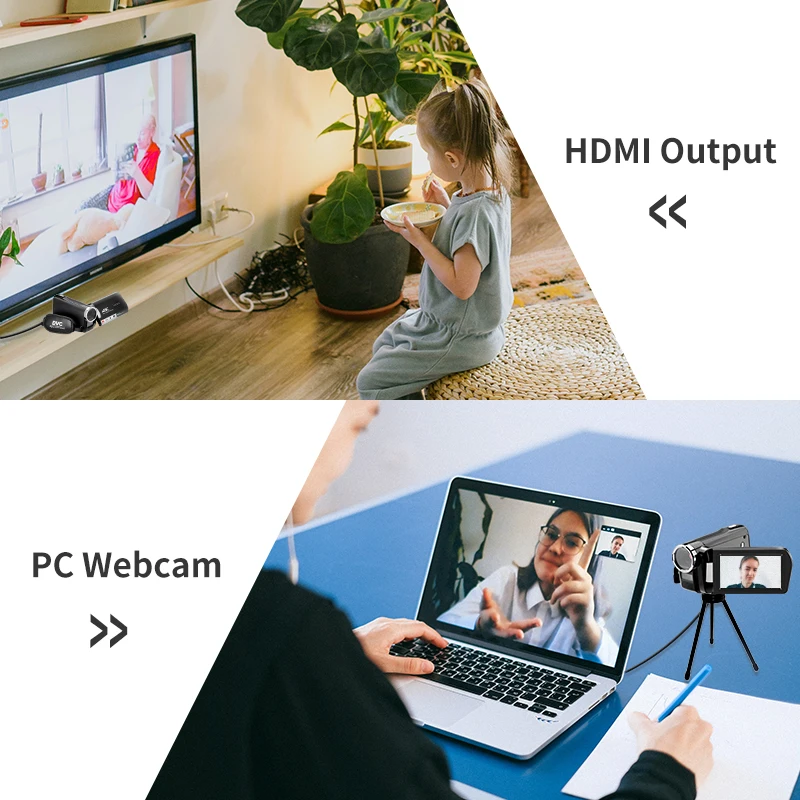 Цифровая камера 4K для блогера Ordro AC2 видеозапись YouTube s видеокамера фотографии 1080P