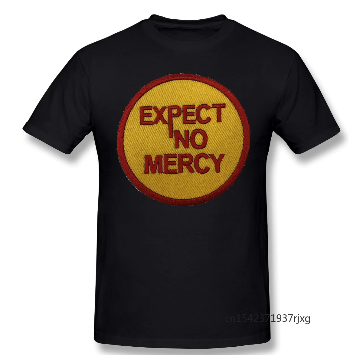 

New Summer T Shirt Expect No Mercy Motor Cycle Biker Gang Red Gold Bandidos T-Shirt City Hunter Tee Shirt Graphic T Shirts