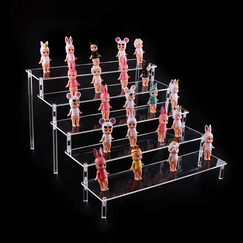 

Action Figure Display Stand Toy Model Display Stand Decoration Put Doll Doll Hand Handle Trapezoidal Shelf Box Accessories