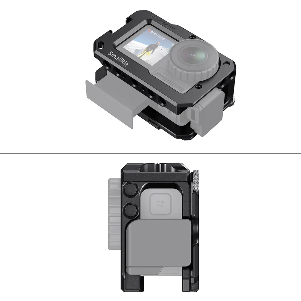 Клетка SmallRig для экшн камеры DJI Osmo с двумя креплениями холодного башмака