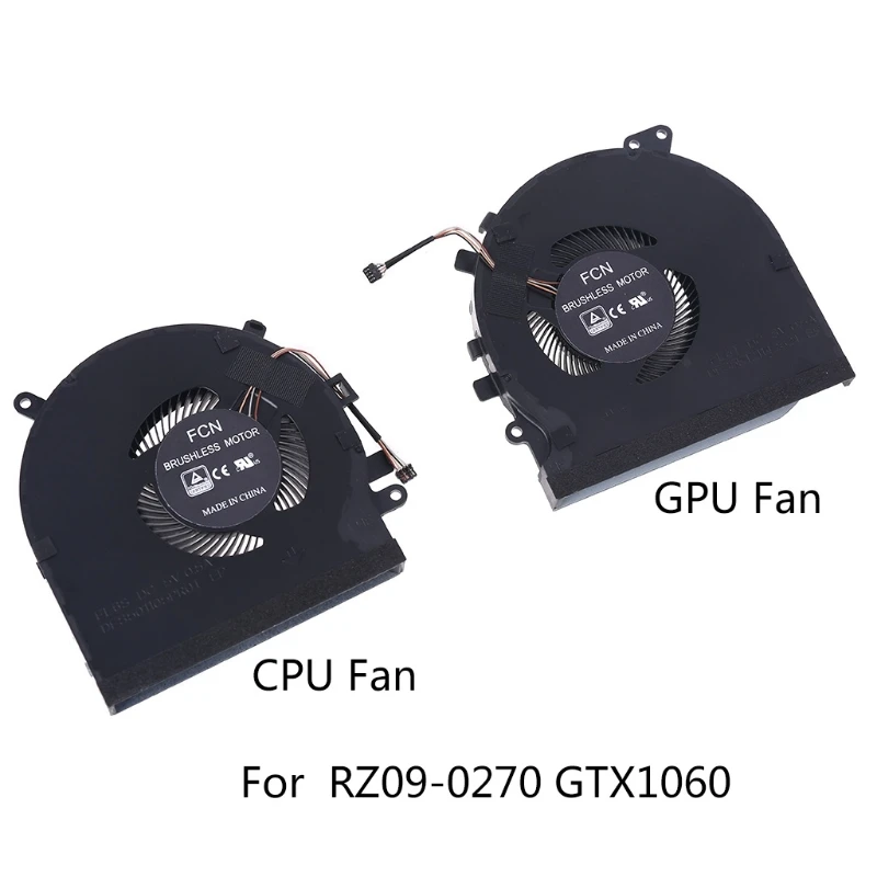 Процессор GPU охлаждения охлаждающий вентилятор для ноутбука радиатор RZ09-0270 GTX1060
