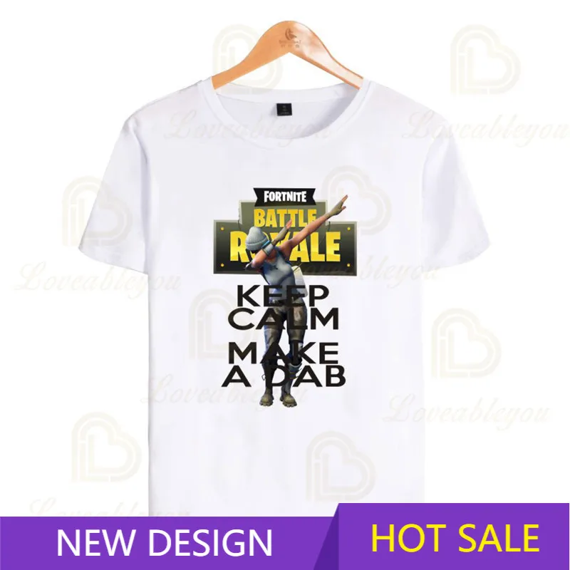 

New Style Fortnite Boys T-shirt Girls T Shirt Summer Kids Tops Cartoon Graphic Tees Funny Harajuku Children Tshirts