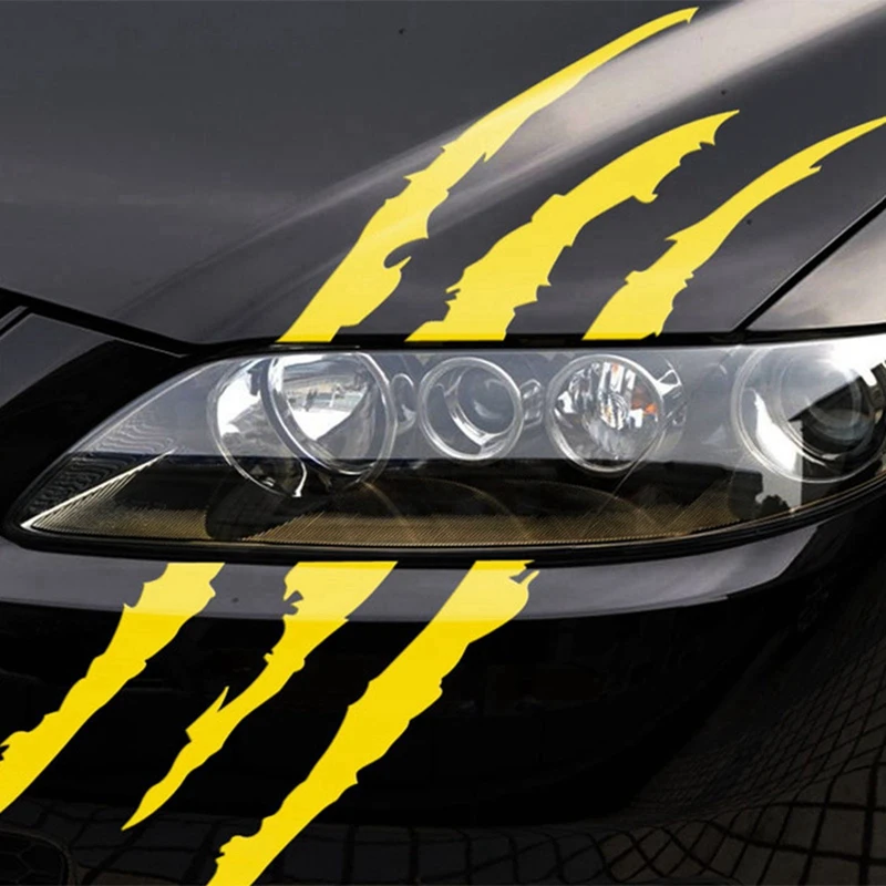 

Creative Car Ghost Claw Car Sticker Headlight Decoration Funny Reflective Monster Scratch Stripe Sticker Car Styling Accessories