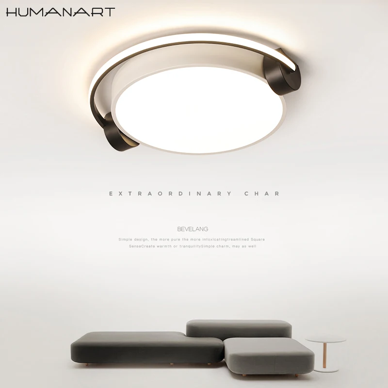 Новый дизайн черные металлические наушники форма современный светодиодный