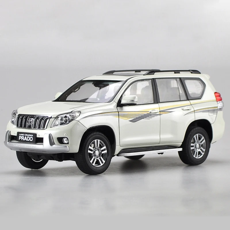1:18 Модель автомобиля из сплава Toyota PRADO статическая металлическая модель