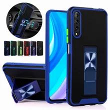 For Huawei Y9S Y6S Y8S Y7A Y9A Case Luxury Armor Magnetic Metal Ring Holder Cover For Huawei Y6P Y7P 2020 Y6 Y7 P Y9 Prime 2019