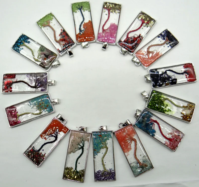 Подвеска из натуральной глины с бирюзой 7 дюймов для изготовления ювелирных