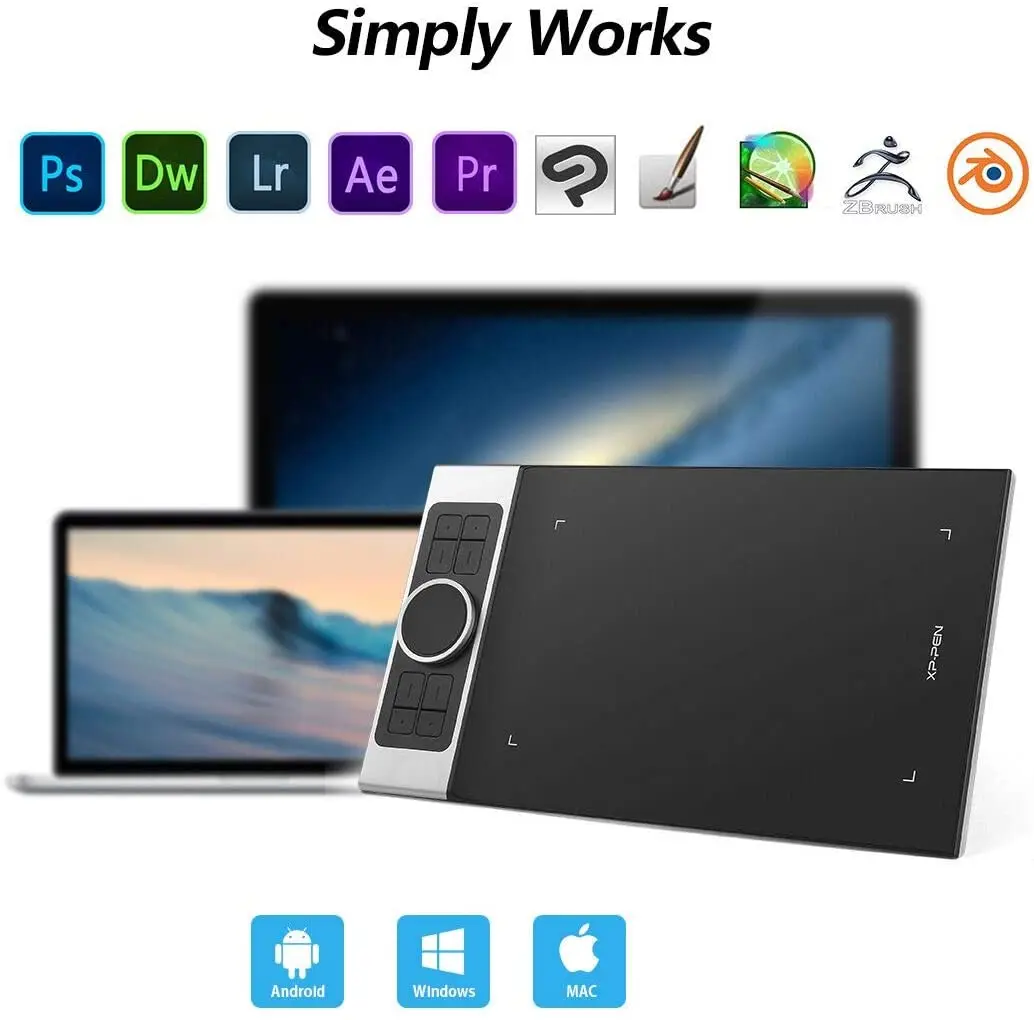 Графический планшет XP Pen Deco Pro S M графический с 8192 уровнями нажатия стилус без