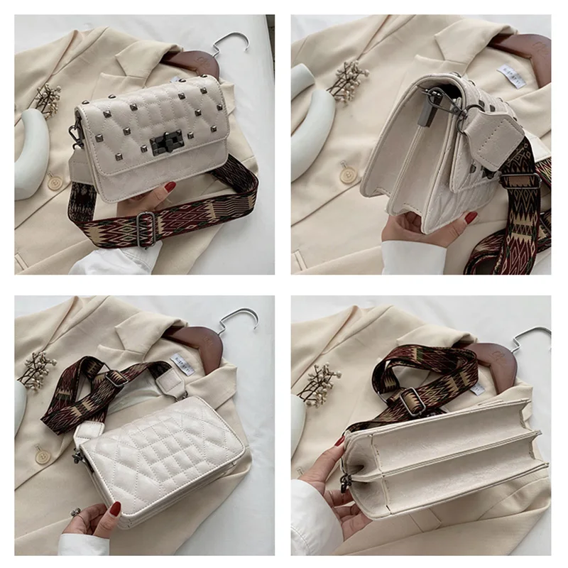 Женские сумки через плечо 2020 высококачественные мессенджеры с широким ремешком