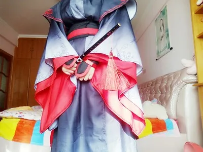 Аниме Yiling патриарх Вэй Wuxian Mo Xuanyu Косплей гроссмейстер демонического культивирования костюм Mo Dao Zu Shi костюм унисекс