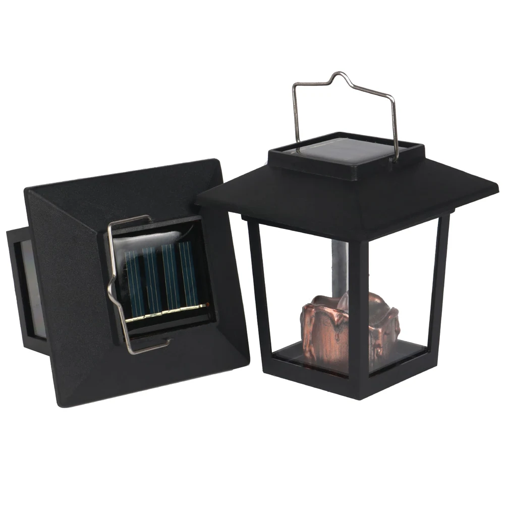 Горячая солнечная энергия LED подвесная ветровая лампа винтажные фонари