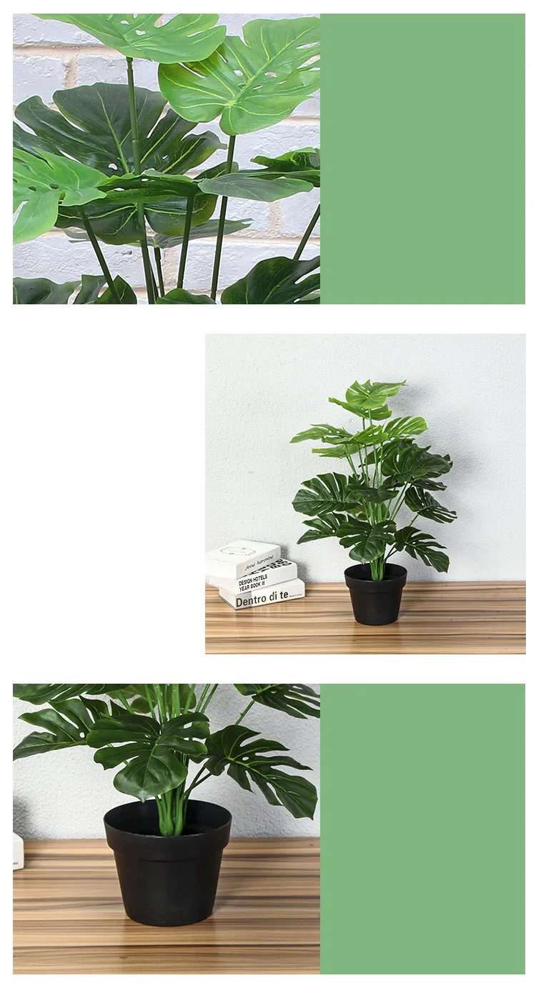 

70 CM ARTIFICIAL REAL TOUCH MONSTERA TREE PLANTS FAKE TROPICAL TREE PLANTS HOME GARDEN DECOR NO POT