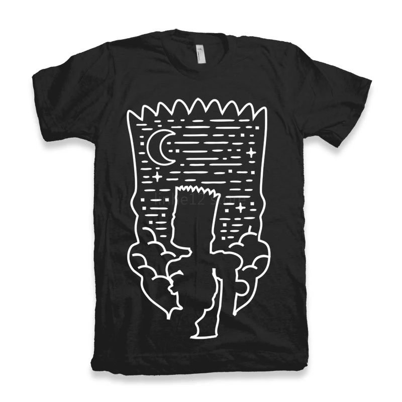 Bart T-shirt 2019 new summer style streetwear cotton menshort sleeve creative tees | Мужская одежда
