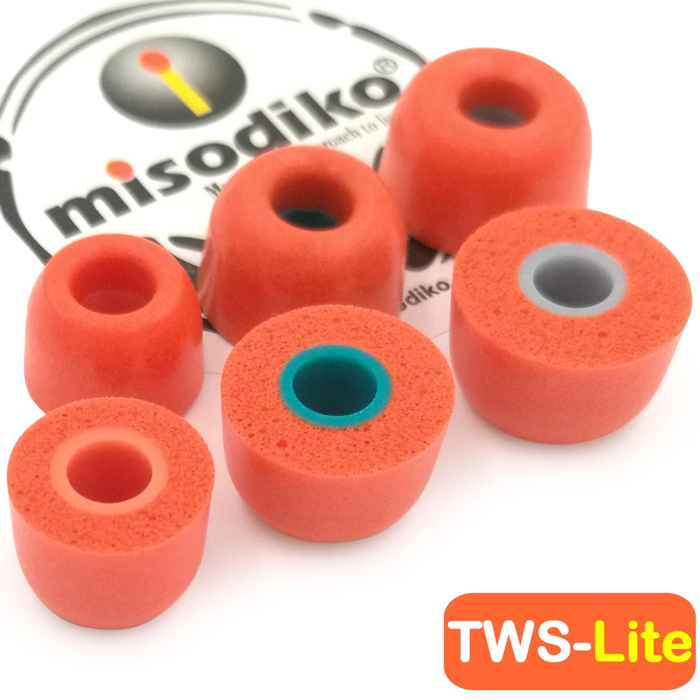 Misodiko TWS-Lite Memory Foam наконечники для наушников-для sony WF-1000XM3 SP700N 1000X, Jaybird Run X4 X3 X2 Freedom, Beoplay E8, BeatsX