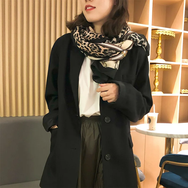 Женская обувь с принтом шарф Цепи Шарфы принтами для девочек коричневое