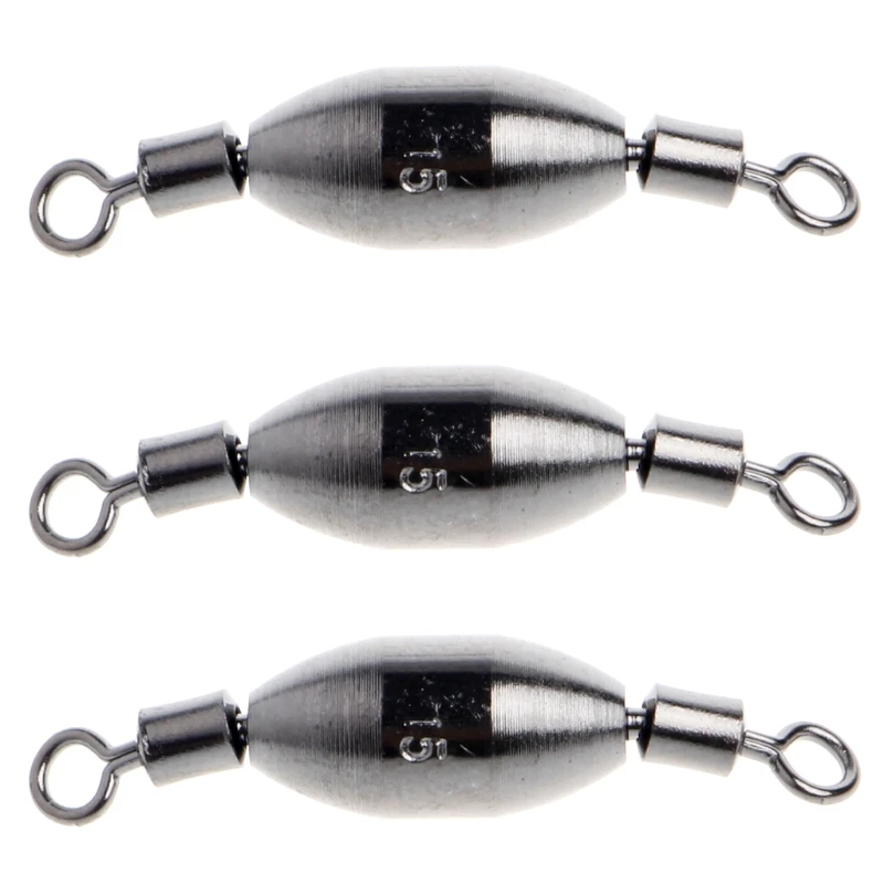 3 шт. медное грузило рыболовные Вертлюги вращающиеся свинцовые противовес снасти