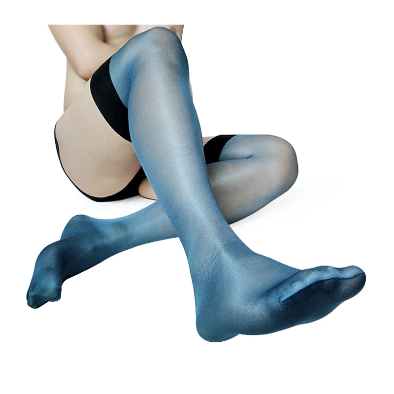 Сапоги выше колена Мужские Гольфы Прозрачные Высокие эластичные сапоги на