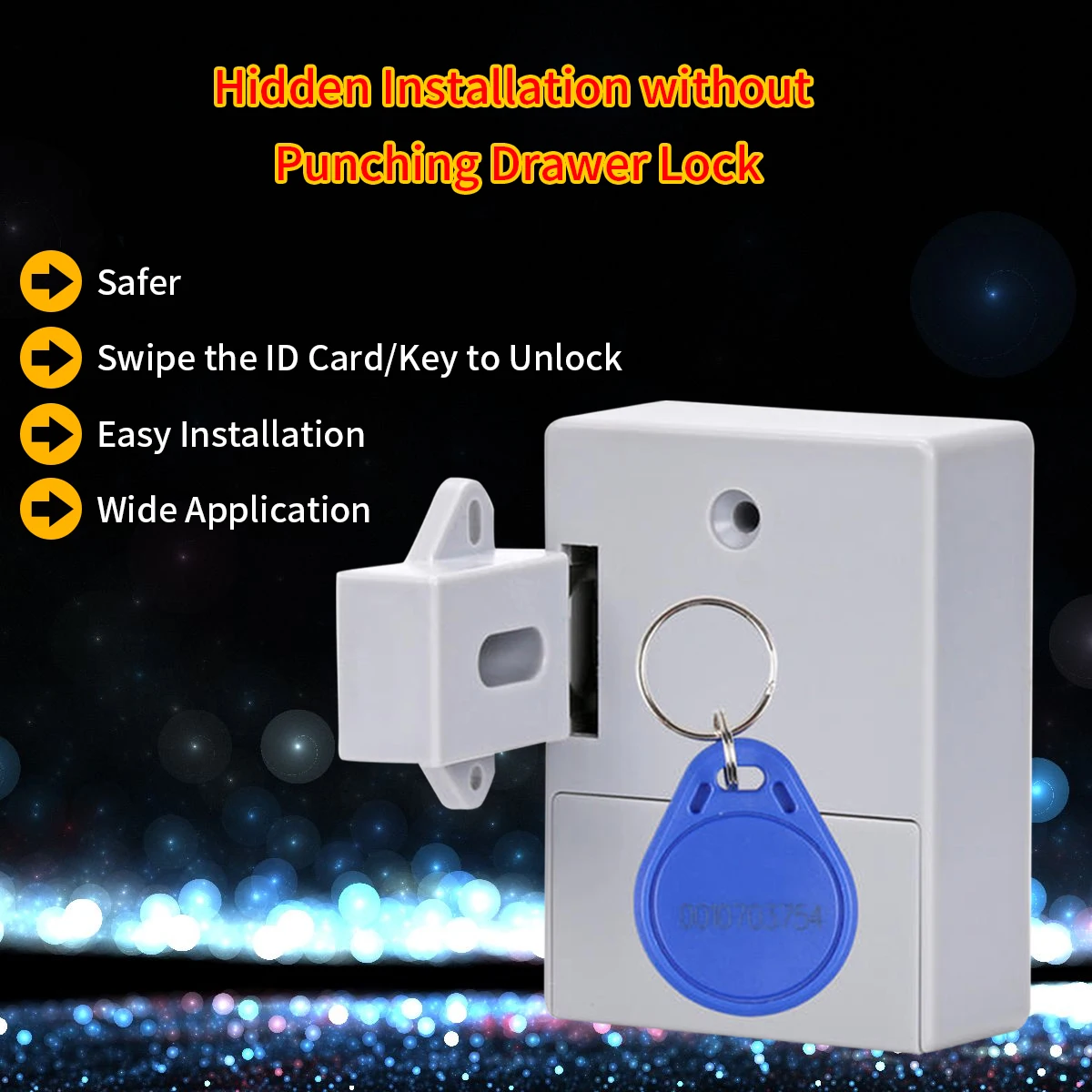Смарт-датчик замок шкафа клей блокировка ящика шкафчик для обуви индуктивный