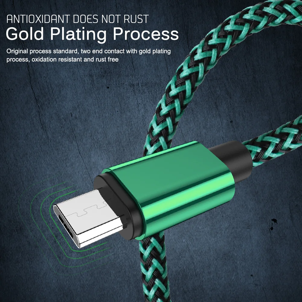 20cm 1m 2m 3m fast charge micro usb cable data android microusb cord long short charger wire mic for samsung s7 | Мобильные телефоны