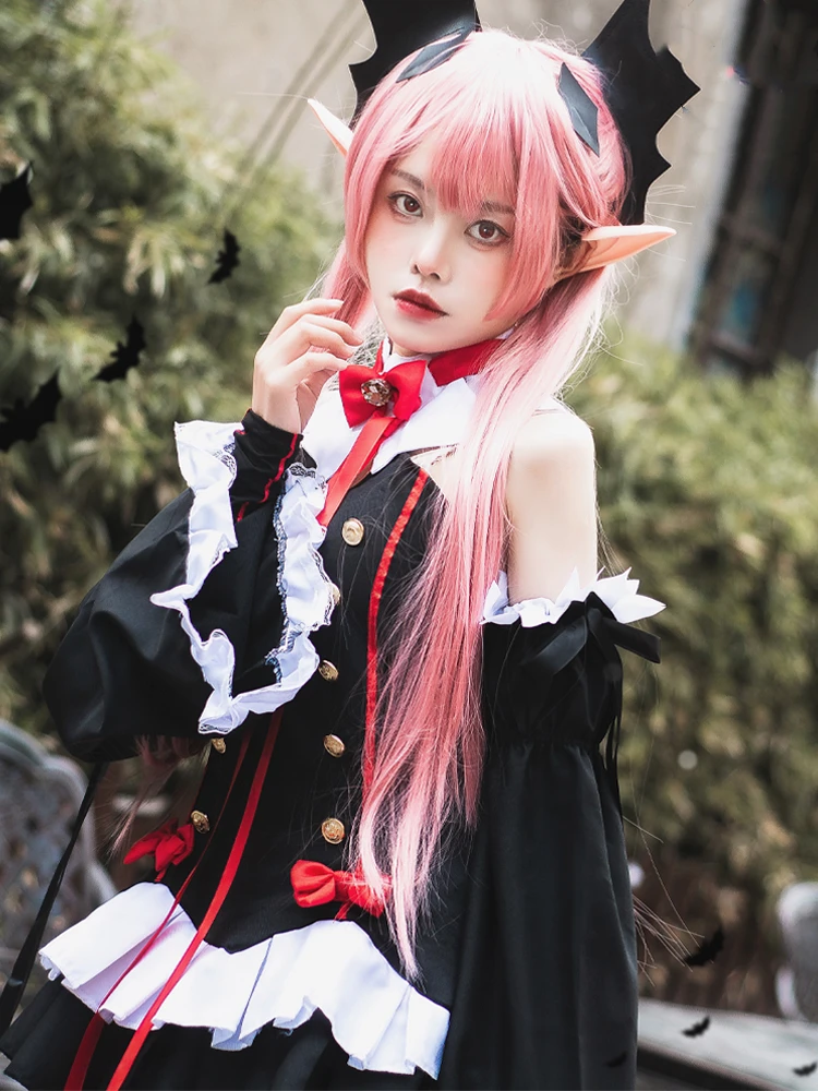 

Аниме Owari No Seraph Косплей Костюм Krul Tepes Косплей Одежда Хэллоуин полный комплект Krul Tepes Seraph Of The End одежда