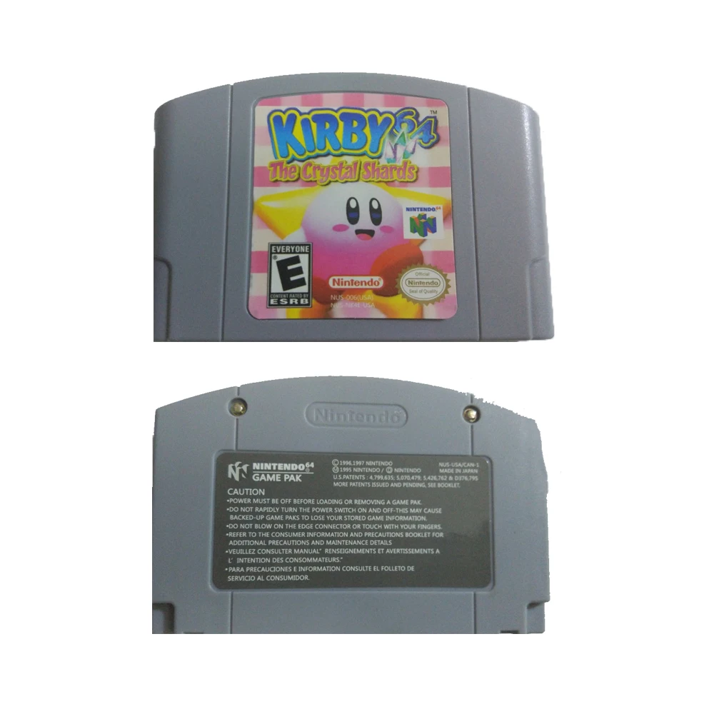 Игровая карта Kirby 64 Bit Game The Crystal Shards, американская версия, английская игровая карта NTSC от AliExpress WW
