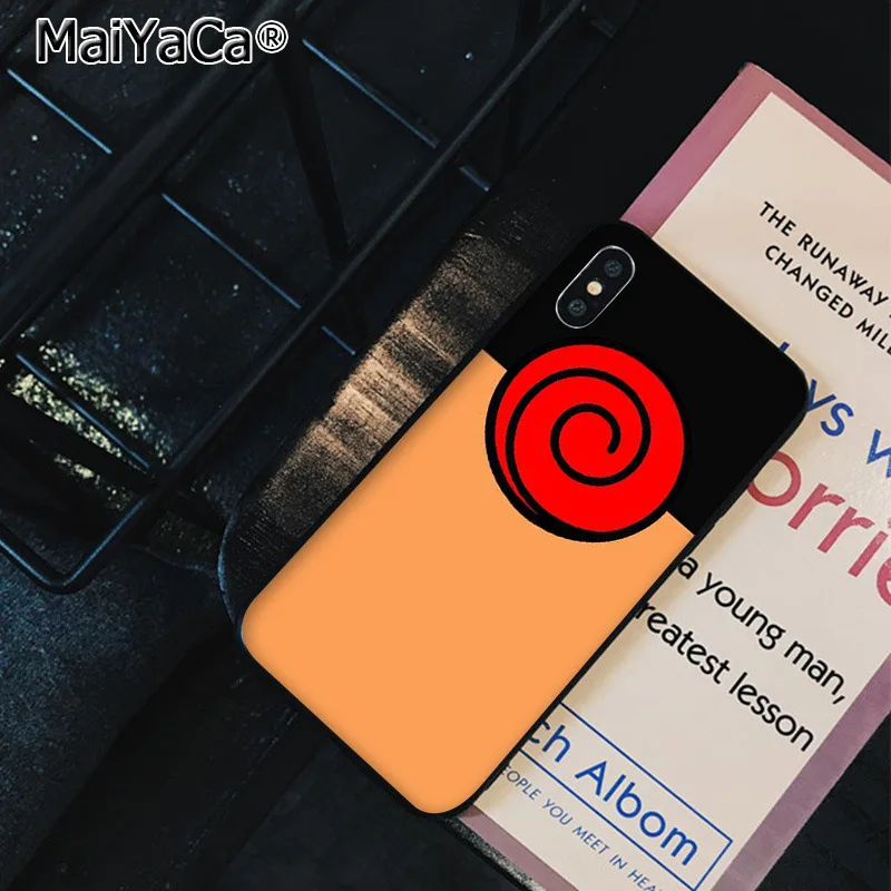 

MaiYaCa Akatsuki logo Naruto Novelty Phone Case Cover for Apple iphone 11 pro 8 7 66S Plus X XS MAX 5S SE XR Mobile Cover