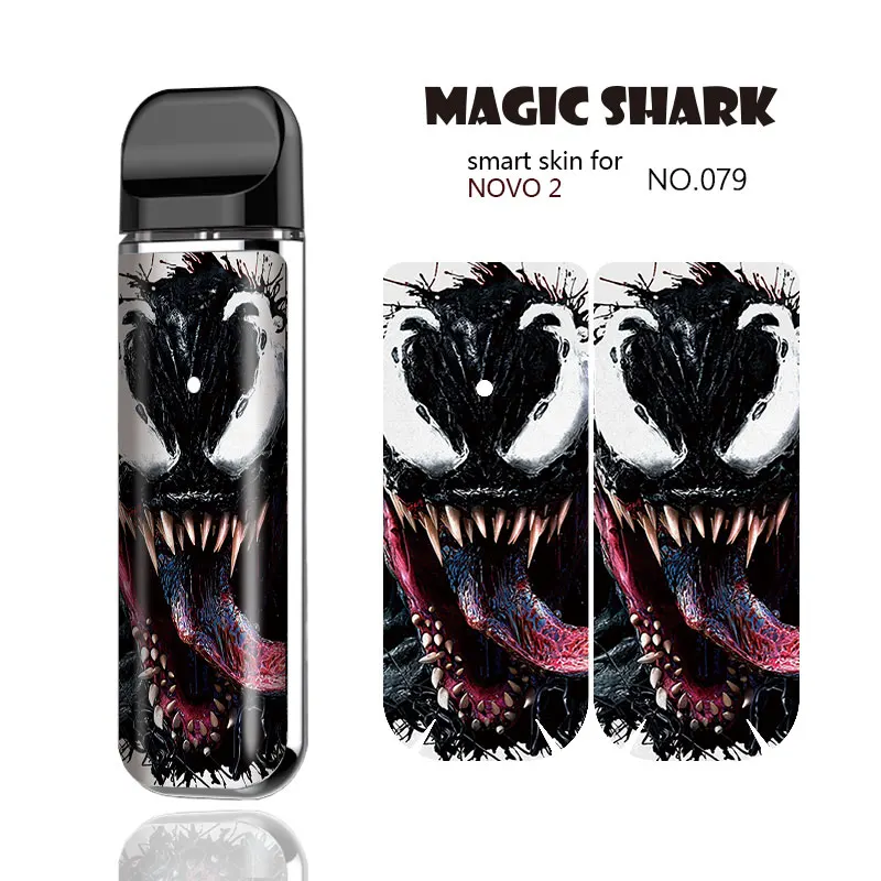 Magic Shark Fire Horse Tiger Star War Flash Man Venum наклейка Марвел чехол пленка для полной упаковки Smok