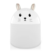 cute rabbit humidifier usb rechargeable air humidifier night light air purifier household desktop mute aromatherapy humidifier