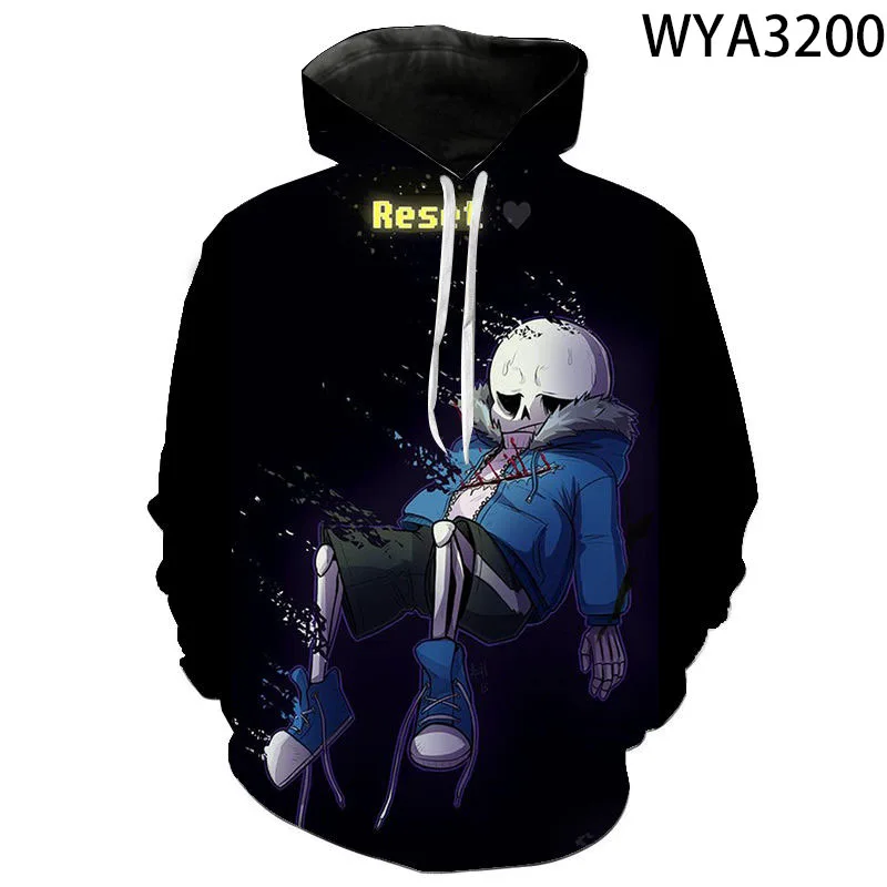 

Undertale 2021 мужские 3D толстовки с капюшоном для маленьких мальчиков и девочек, свободный, толстовка с капюшоном для детей; Повседневные Удобные...